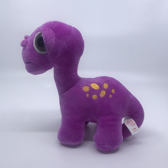Russ Lil Peepers Purple Donosaur Plush Betsie Stuffed Animal. - Picture 3 of 6